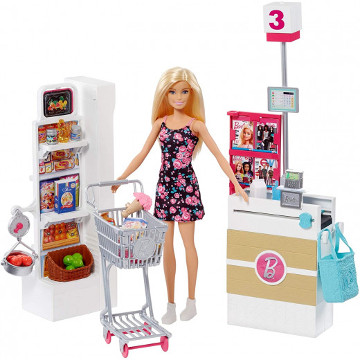 Barbie Supermarket Set, Multi-Colour