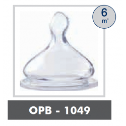 Optimal Wide Neck Orthodontic Silicone Nipple 6+