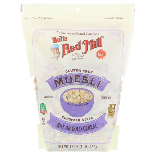 Bobs Red Mill Muesli, Gluten Free, European Style, 453 g