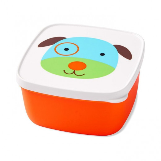 صندوق تخزين طعام للأطفال الصغار من سكيب هوب ، الكلب