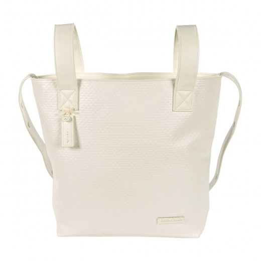 Pasito a Pasito New Cotton Beige Faux Leather Pushchair Bag