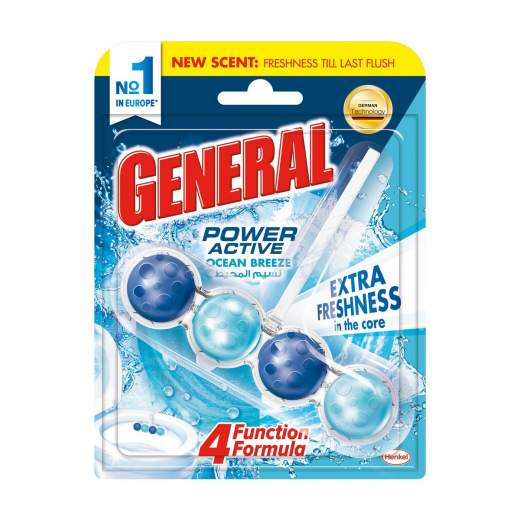 General Toilet Cleaner Power Active Ocean Breeze 50gr