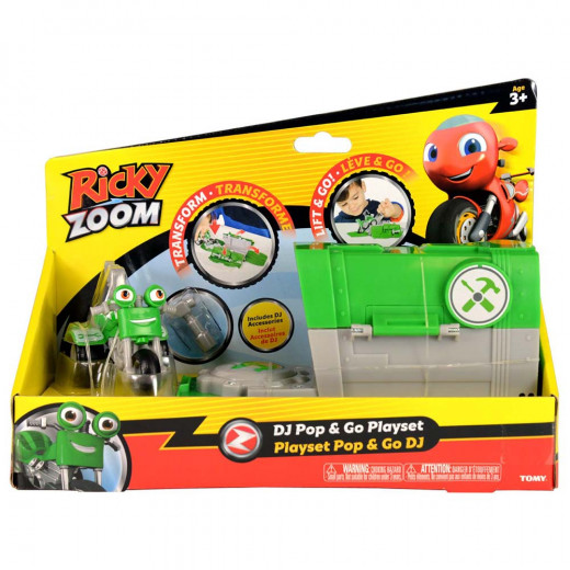 Ricky Zoom DJ Rumbler Pop And Go Playset, Green