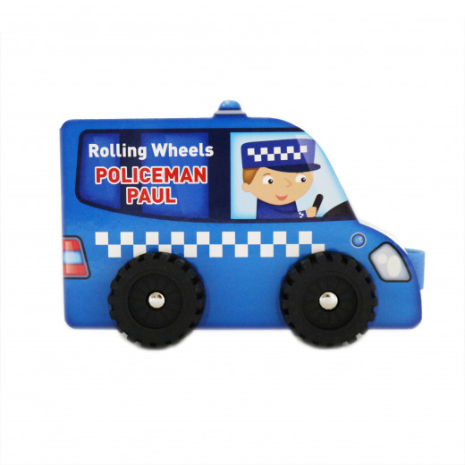 Yoyo Books - Rolling wheels Car Board book - Policeman Paul