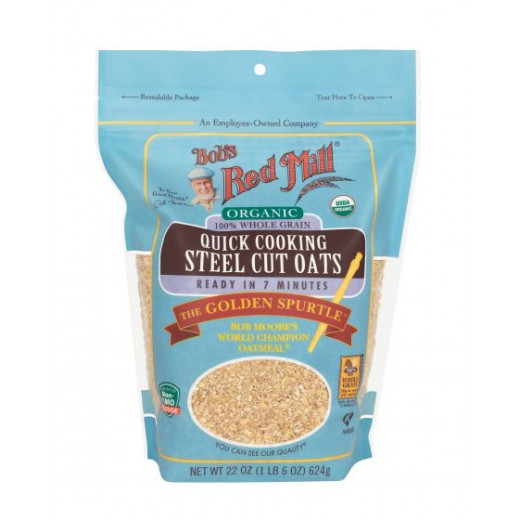 Bob's Red Mill Organic Quick Cooking Steel Cut Oats 624g