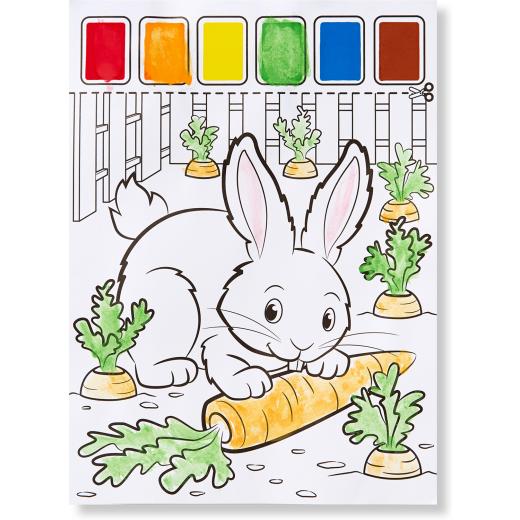 Melissa & Doug Farm Animals Paint with Water Kids Art Pad