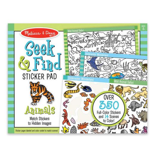 Melissa & Doug Seek & Find Sticker Pad- Animal