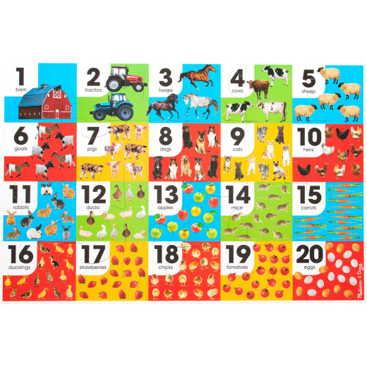 Melissa & Doug Number Train Floor Puzzle