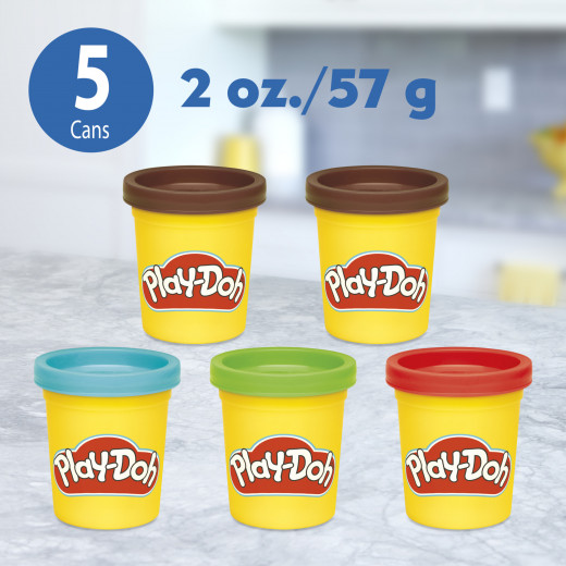 Play-Doh Kitchen Creations Candy Delight Playset, Includes 5 Cans