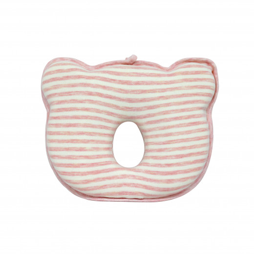 Mini Angle Baby Latex Head Pillow Colorful Cotton, Pink Color