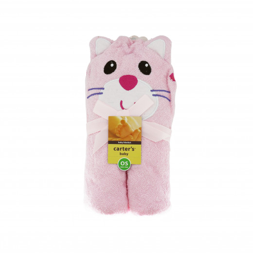 Animal Face Hooded Towel, Cat
