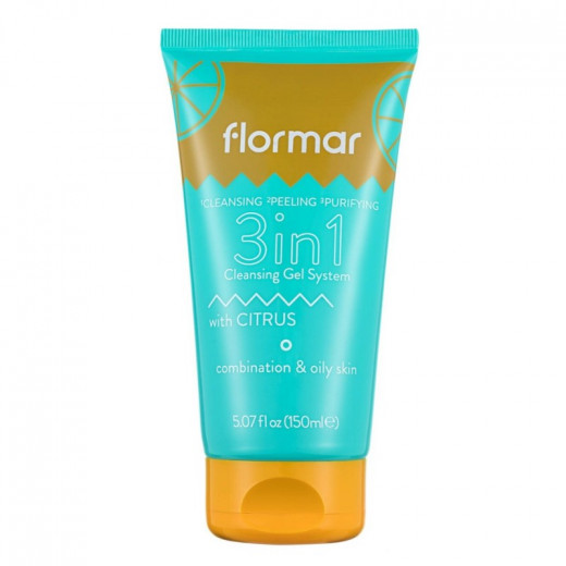 Flormar Cleansing Gel 3 In 1 With Citus For Combination And Oily Skin 150ml