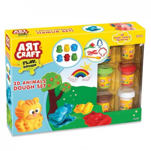 Art Craft 3D Animals Dough Set