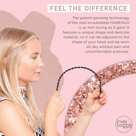 Invisibobble True Dark Sparkle Hairhalo Headband