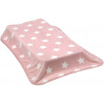 Cambrass - Raschel Cot Blanket, Star Pink, 110 x 140 cm