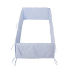 Cambrass - Cot Bumper 360x30x3 cm Liso E Blue