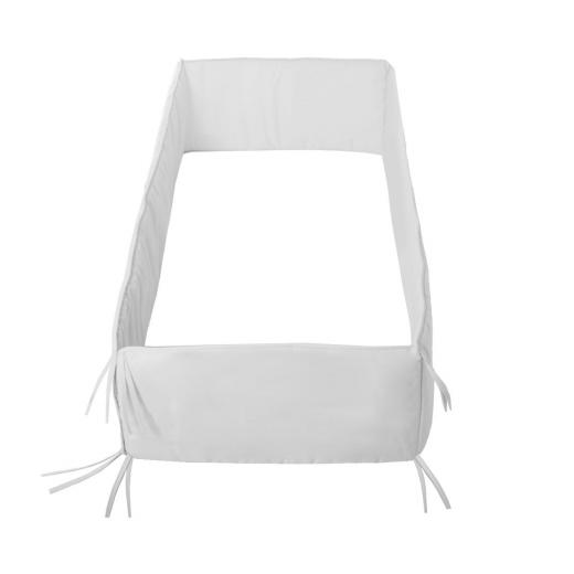 Cambrass - Cot Bumper 360x30x3 cm Liso E White