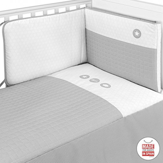 Cambrass - Set 2 Pcs Bedspread 60 Pic Grey