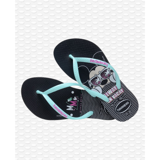 Havaianas Flip Flops - Kids Disney Cool - Black Size 29-30