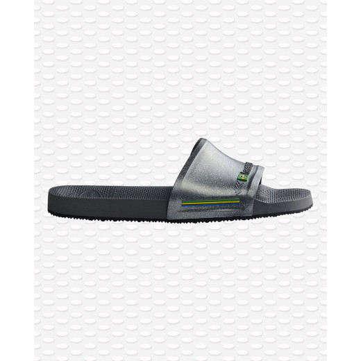 Havaianas Slide Brasil New Graphite