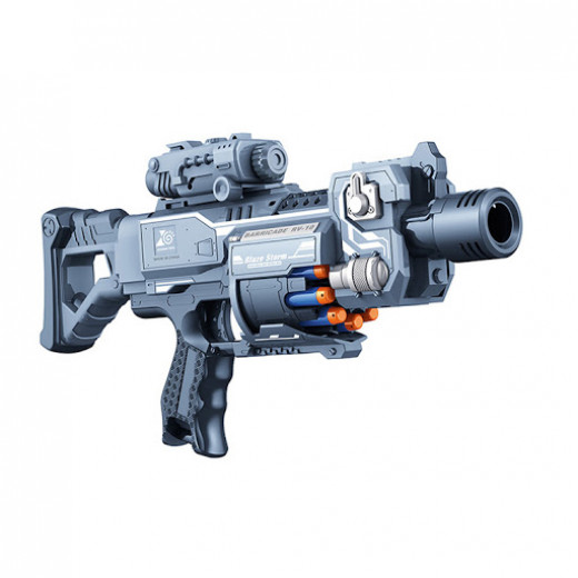 Blaze Storm Battery Operated Super Gun Toy Rotating Foam Bullet Target Gun