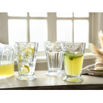 Madame Coco Florentine 4-Piece Beverage Glass Set 260 ml