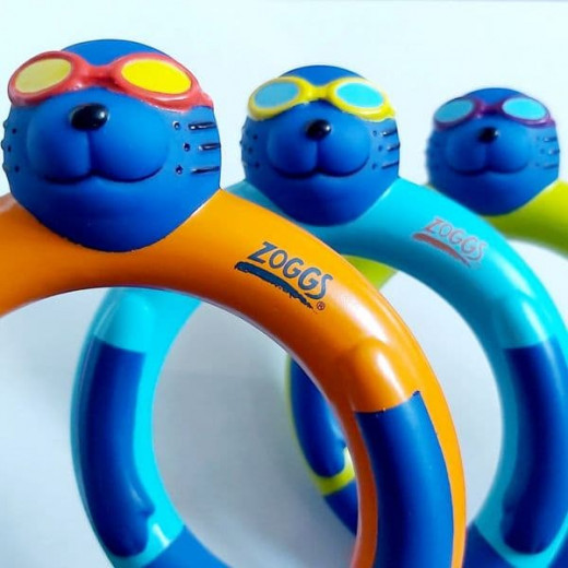 Zoggs Zoggy Dive Rings - 3 Rings Per Pack.