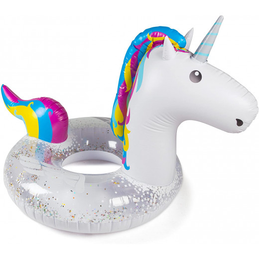 BigMouth Giant Sparkling Unicorn Pool Float