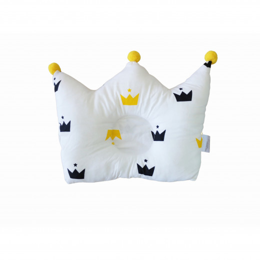 Baby Shaping Pillow Prevent Flat Head Infants Crown Bedding Pillows Newborn Room, Crown