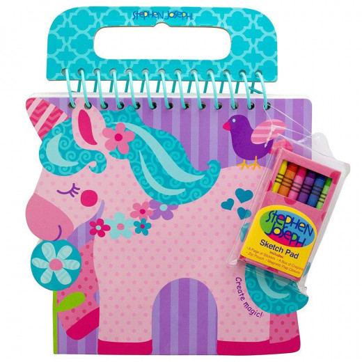 Stephen Joseph Shaped Sketch Pad Unicorn