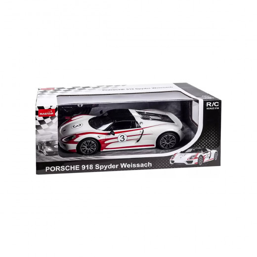 Remote Control Rastar Porsche 918 Spyder, White Color