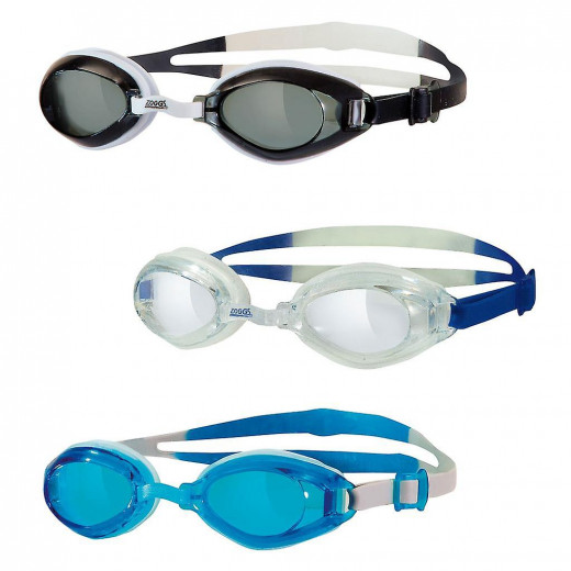 نظارات السباحة للبالغين من زوغز مقاس واحد باللون الأزرق