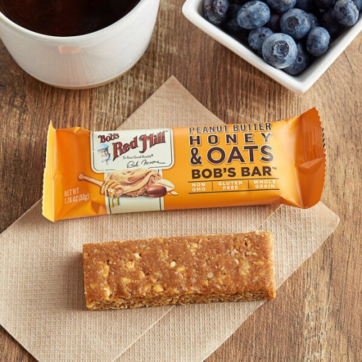 Bob's Red Mill Brm Peanut Butter Honey & Oat Bar 50g