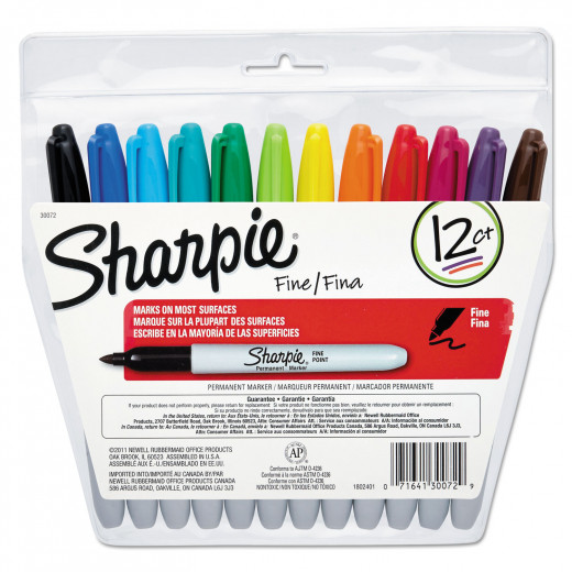 Sharpie Permanent Marker 12 PCS