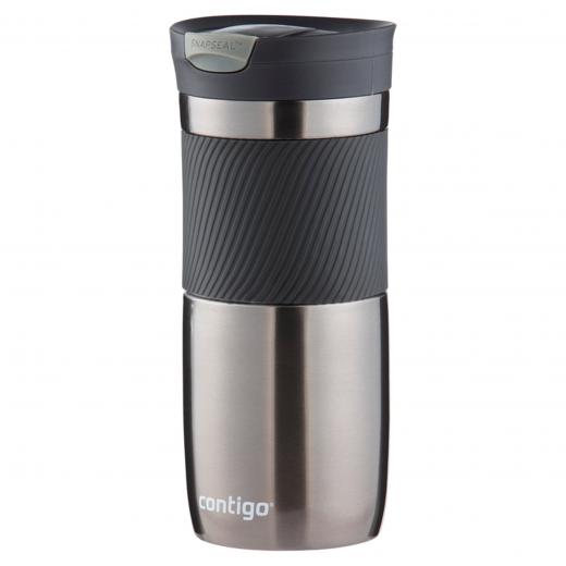 Contigo Snapseal Byron Vacuum Insulated Stainless Steel Travel Mug 470 ml, Gunmetal