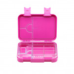 Bento Lunch Box 6 Compartment, Leak Proof, Pink