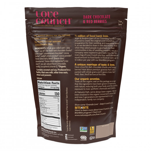 Natures Path Organic Love Crunch Dark Chocolate & Red Berries Granola 325g