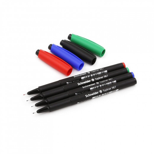 قلم شنايدر ماكس توبلاينر كيس فاينلاينر - 0.4 مم - 4 قطع / علبة