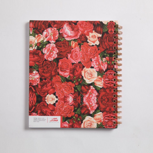 Mofkera Wire Floral Dreams Notebook Hardcover A6 Size