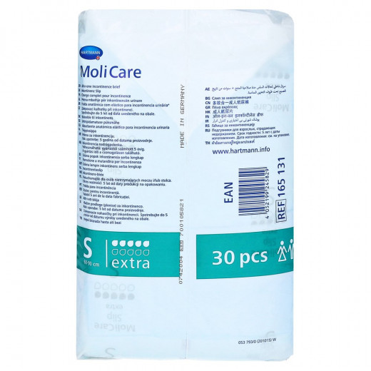 Hartmann Molicare Slip Extra Size S. pack of 30