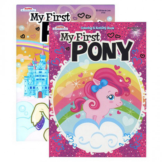 Bazic My First Pony Foil,  Embossed Coloring & Activity Book