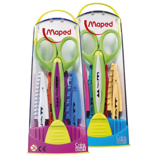 Maped Craft Scissors 5 Piece , Assorted Colors