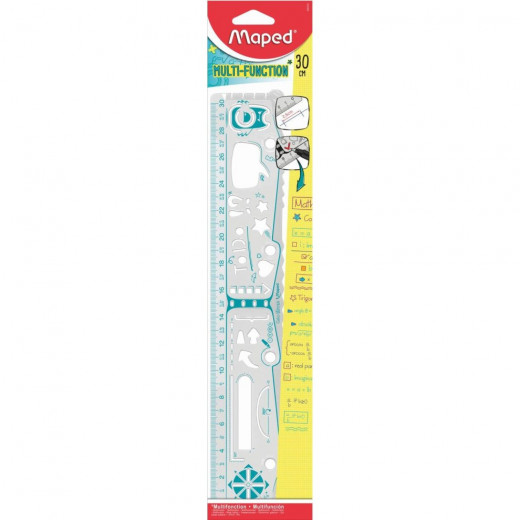 Maped Geonotes Multi Function Ruler 30 Cm