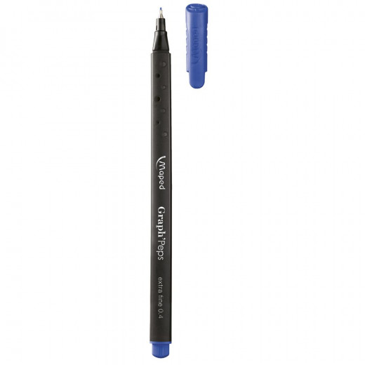 قلم حبر رسم بياني بيبس فاينلاينر أزرق من مايبد