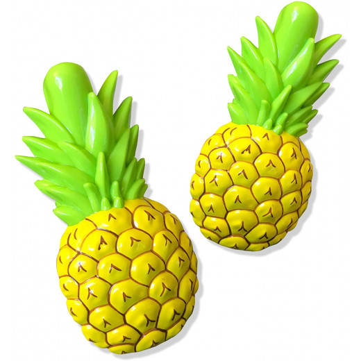 O2COOL Boca Clips Beach Towel Holders - Pineapple