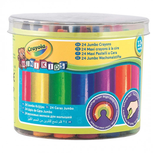 Crayola Mini Kids Jumbo Crayons Set of 24