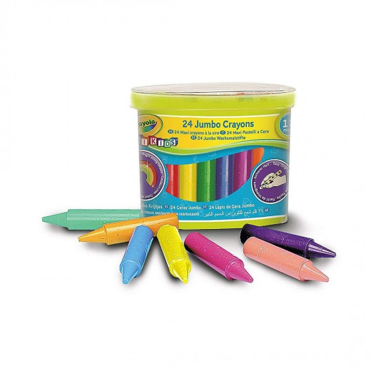 Crayola Mini Kids Jumbo Crayons Set of 24