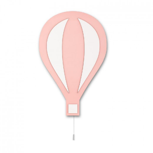 Ballon Lighting  Wood Wall,Pink