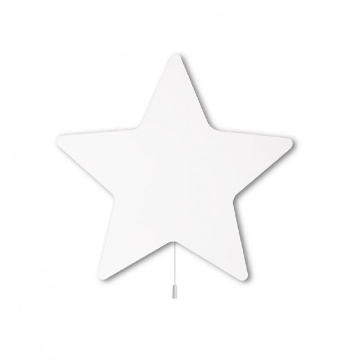 Star Lighting Wood Wall,White