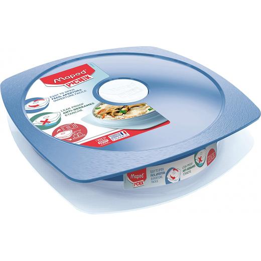 Maped Lunch Plate for Adult Blue 900ml